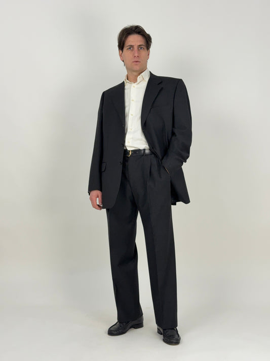 Completo sartoriale vintage in pura lana vergine