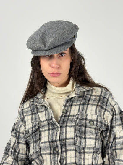 Coppola vintage in lana grigia