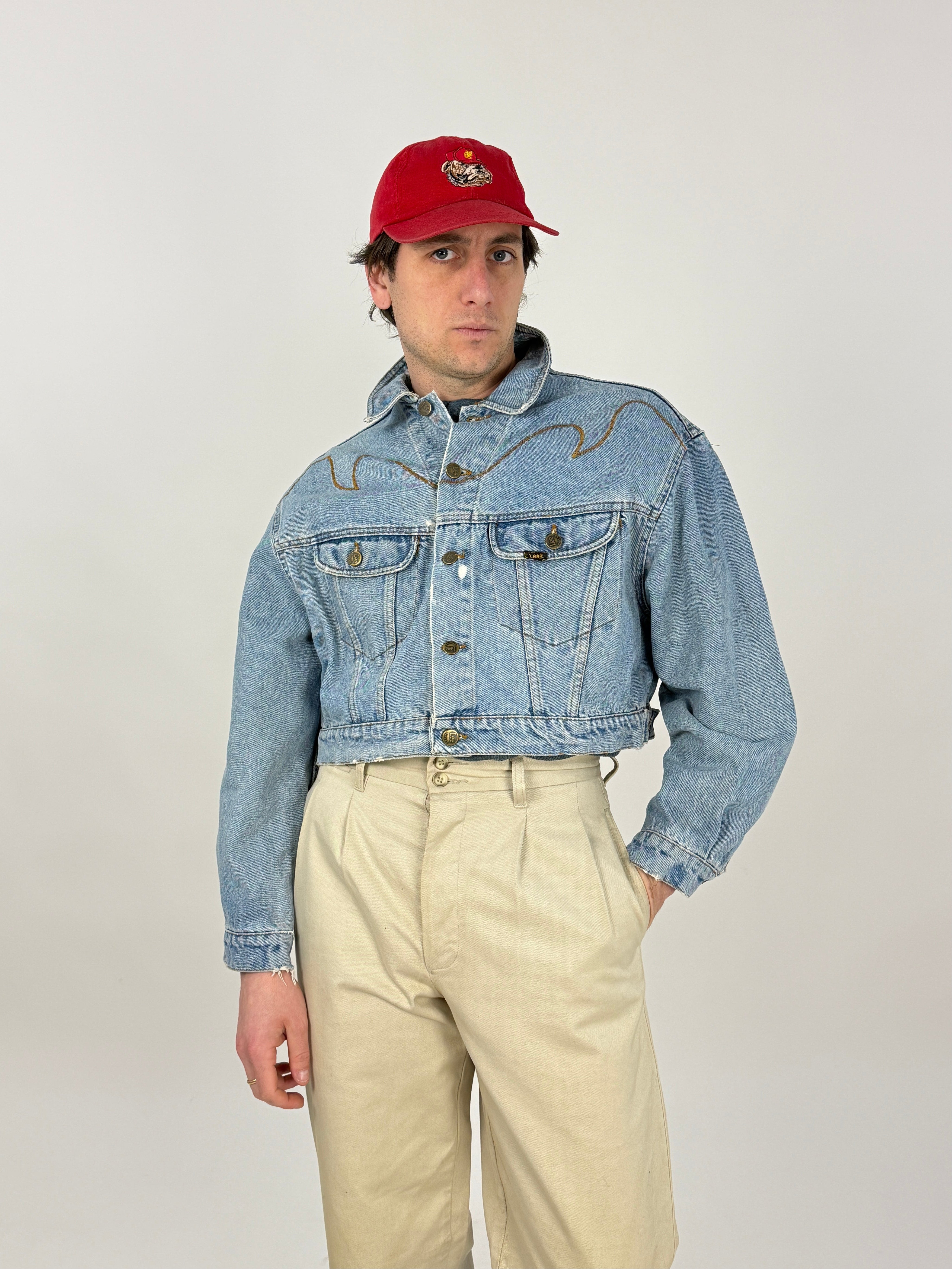 Vintage Lee Riders denim jacket Cropped - USA