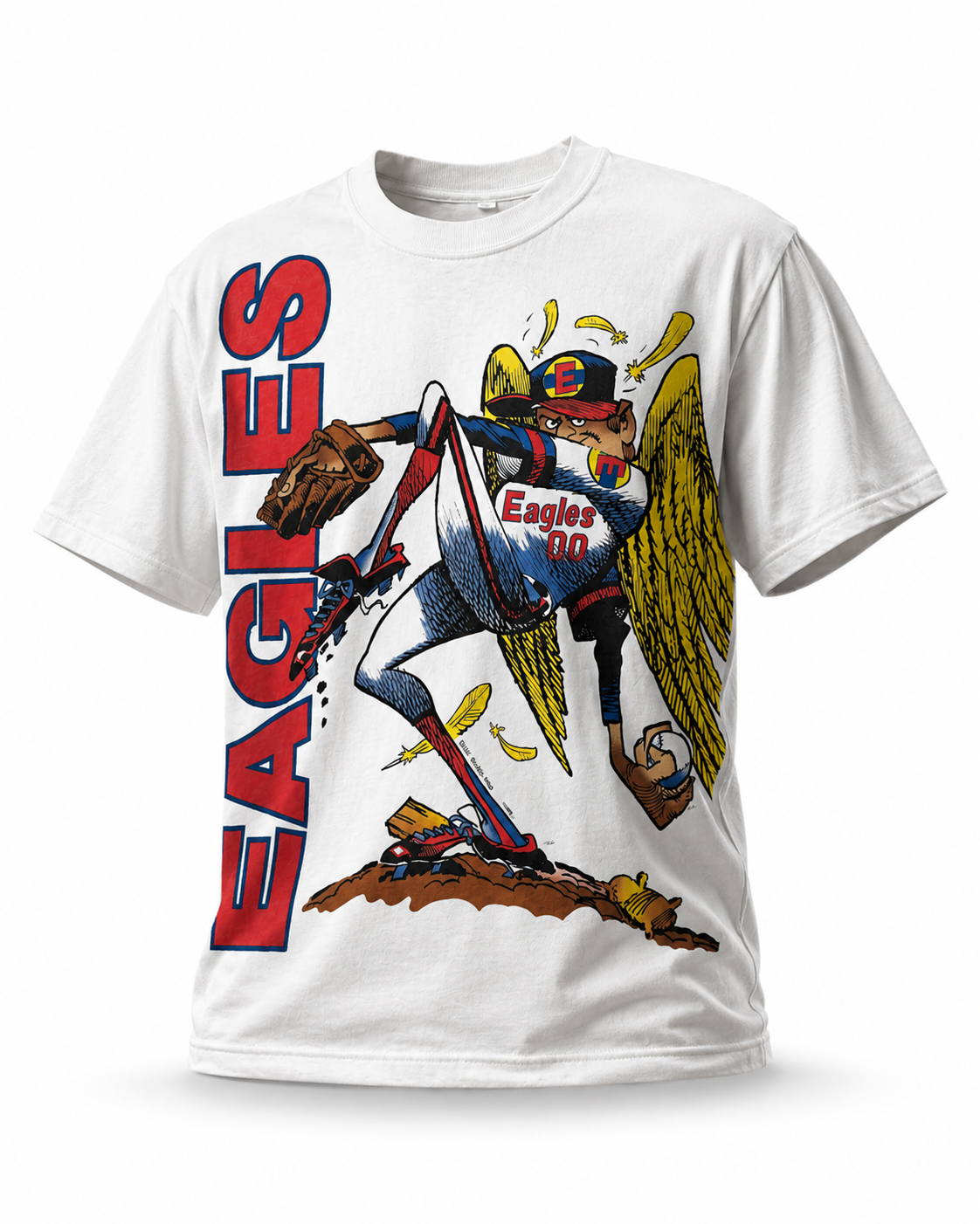 T-shirt Eagles - Bleu Blanc 1992