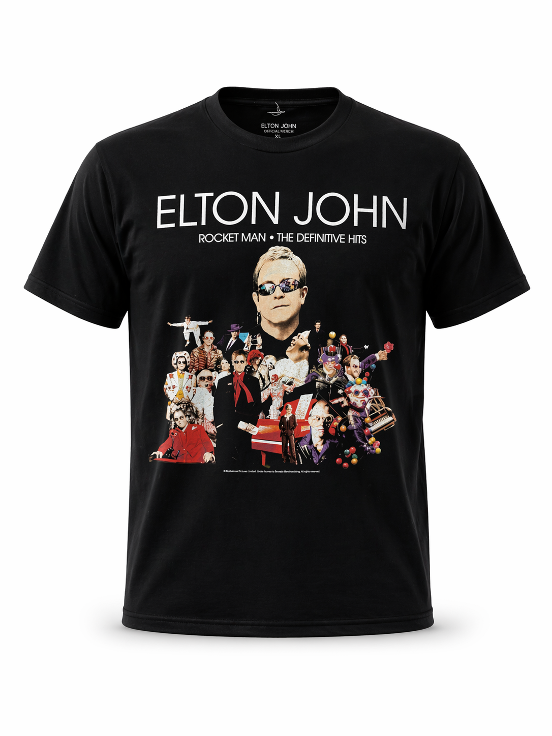 T-shirt  Elton John “Rocket Man - The Definitive Hits” Tour 2012