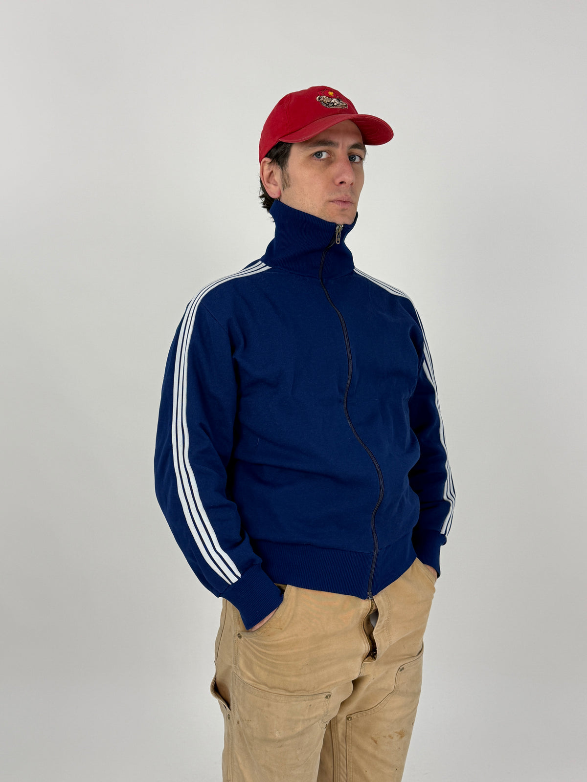 Giacca Adidas Primi Anni '70 Made in West Germany TV Schorndorf - Taglia M
