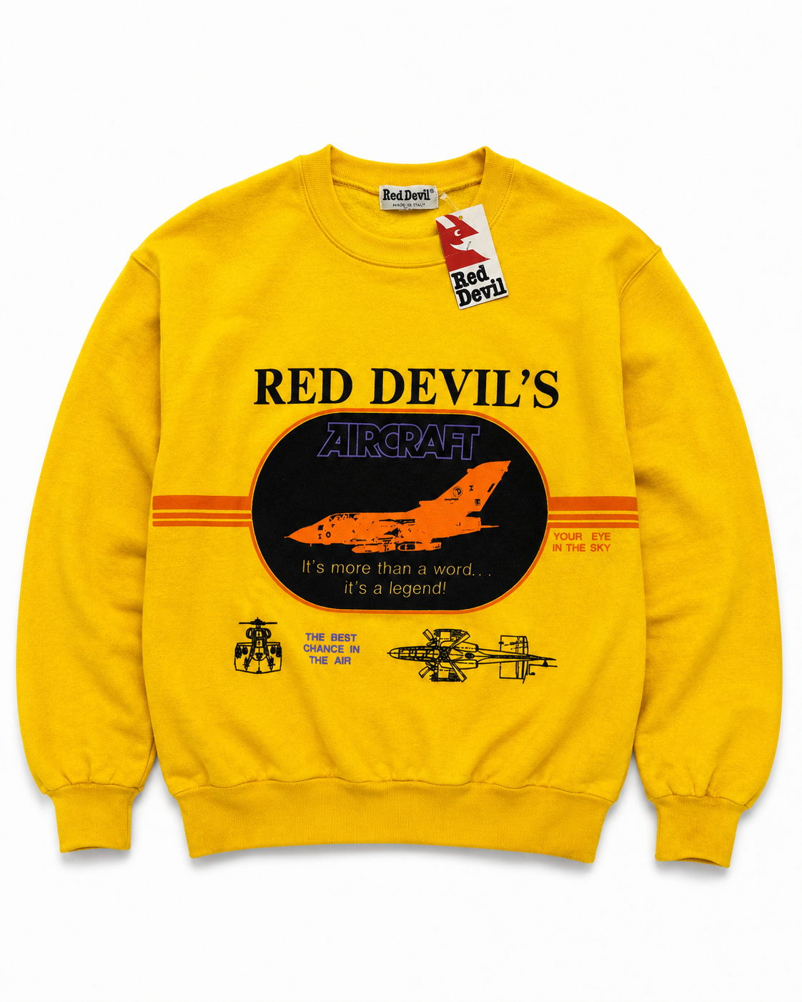 Felpa Red Devil’s anni ‘80 - Deadstock