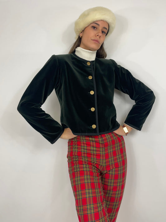 Jacke von Yves Saint Laurent im Stil der 70/80er Jahre