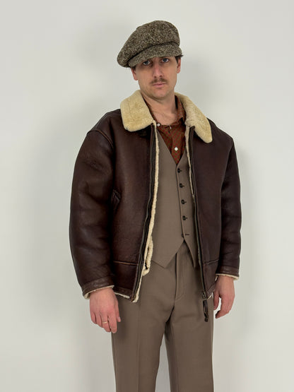 Giacca Aviazione Shearling anni '80