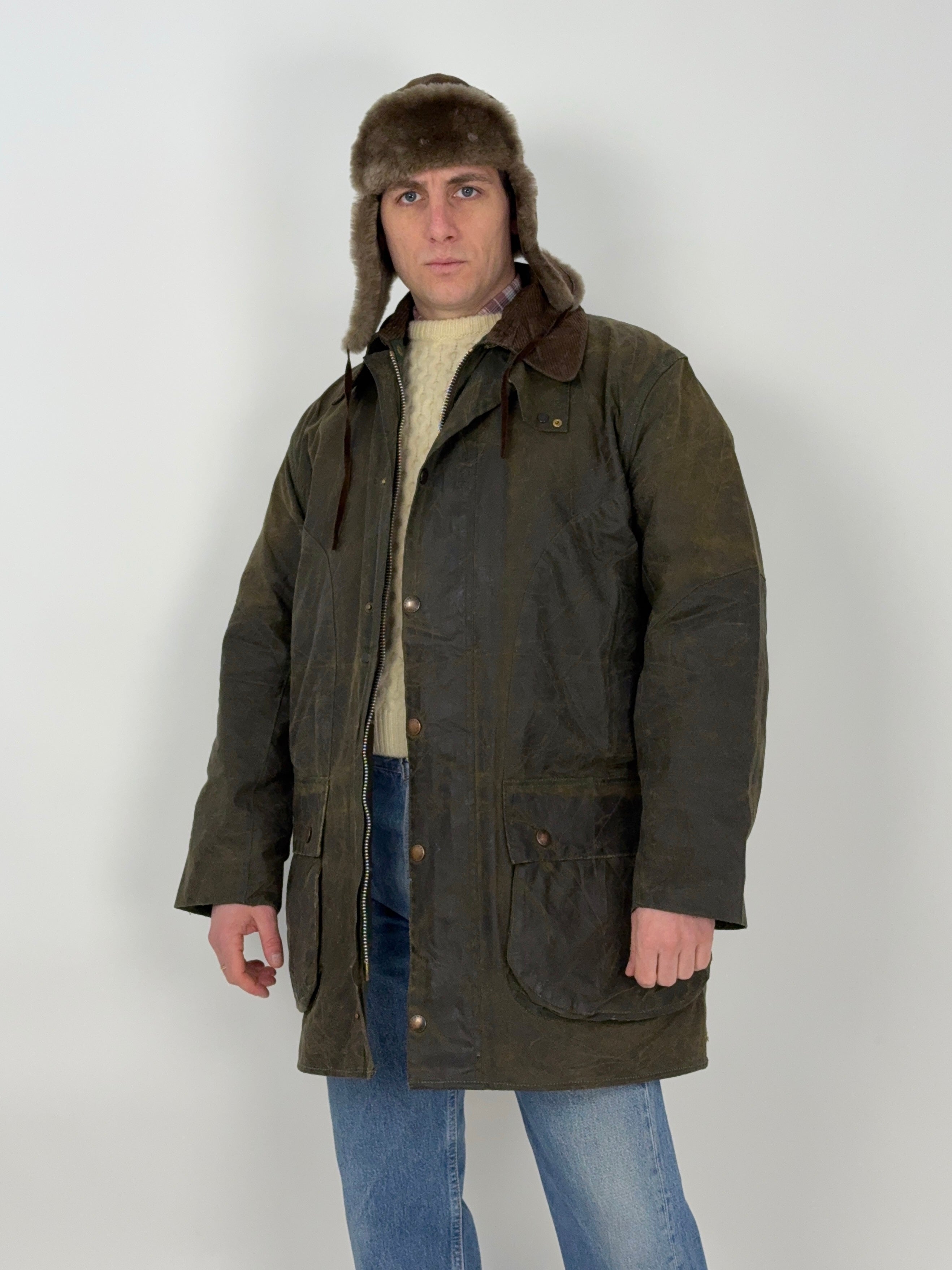 Giacca Barbour Northumbria vintage C42/L - Fangovintage