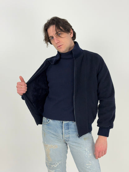 Giacca Breco’s in lana con interno teddy anni '70