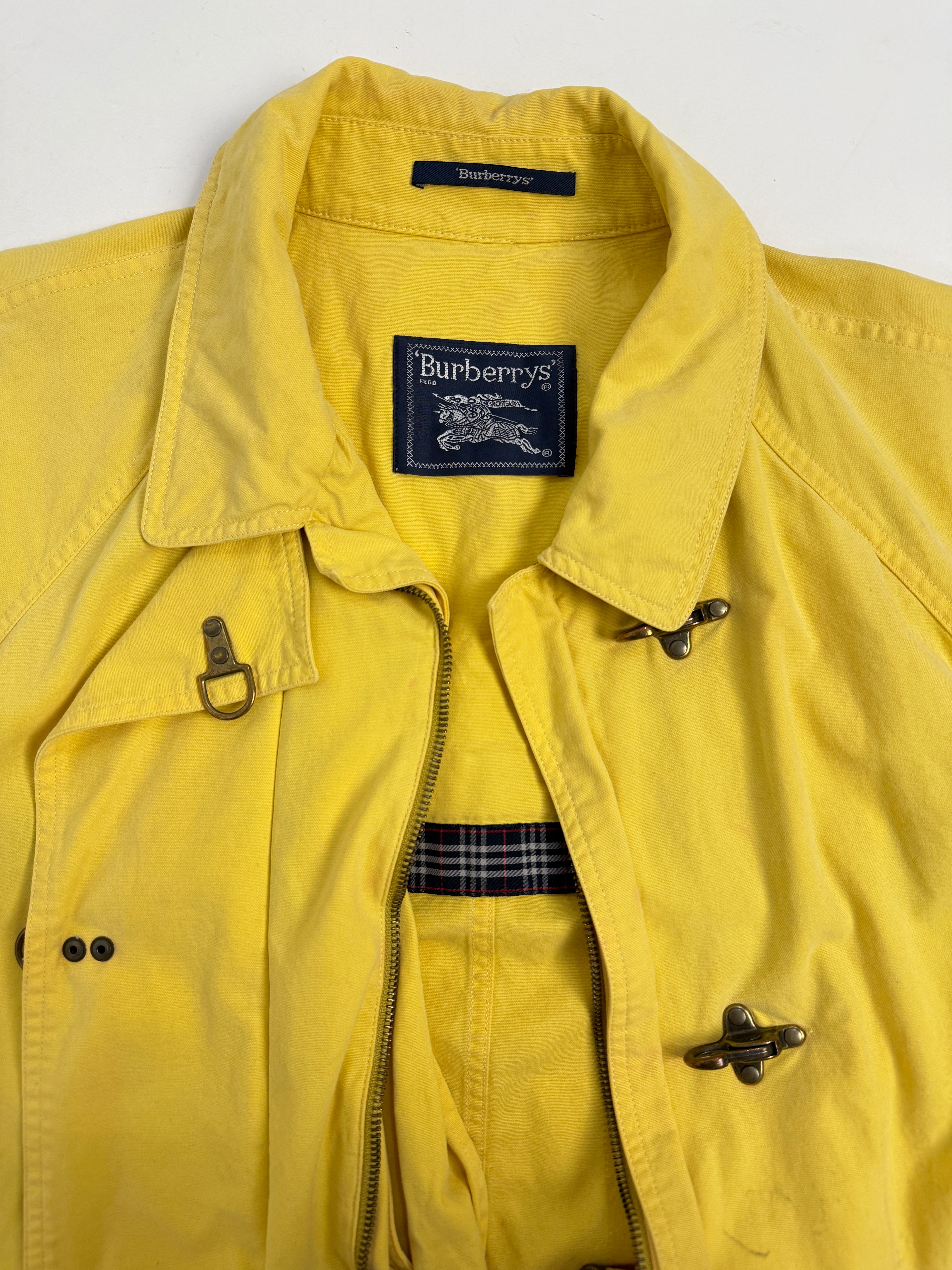 Burberrys' Giacca 4 ganci in cotone