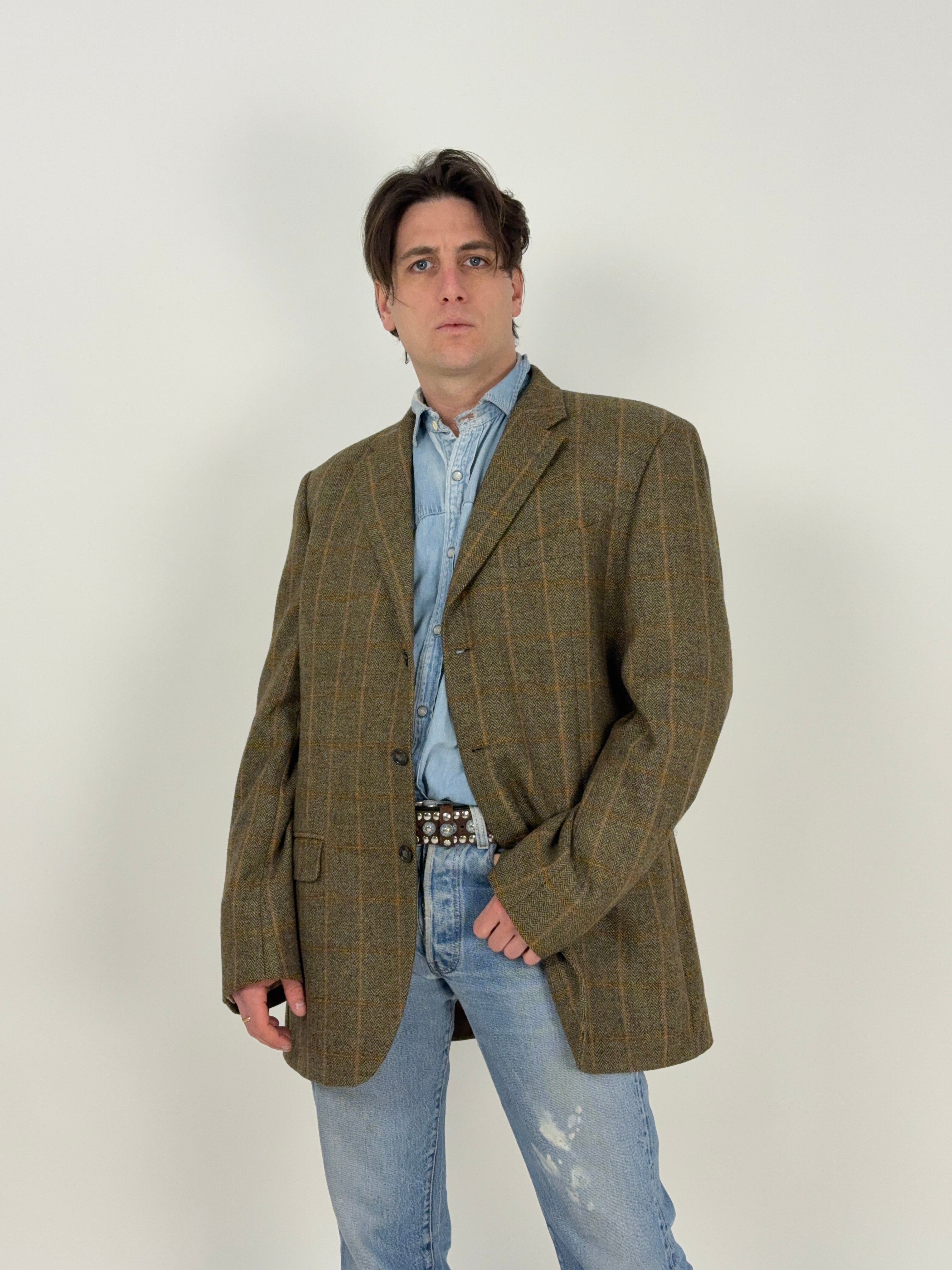 Giacca sartoriale CAESAR in lana Bottoli anni '90