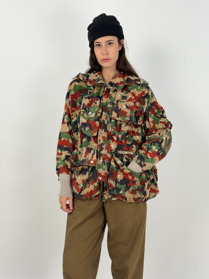 Giacca Militare Svizzera M70 Alpenflage
