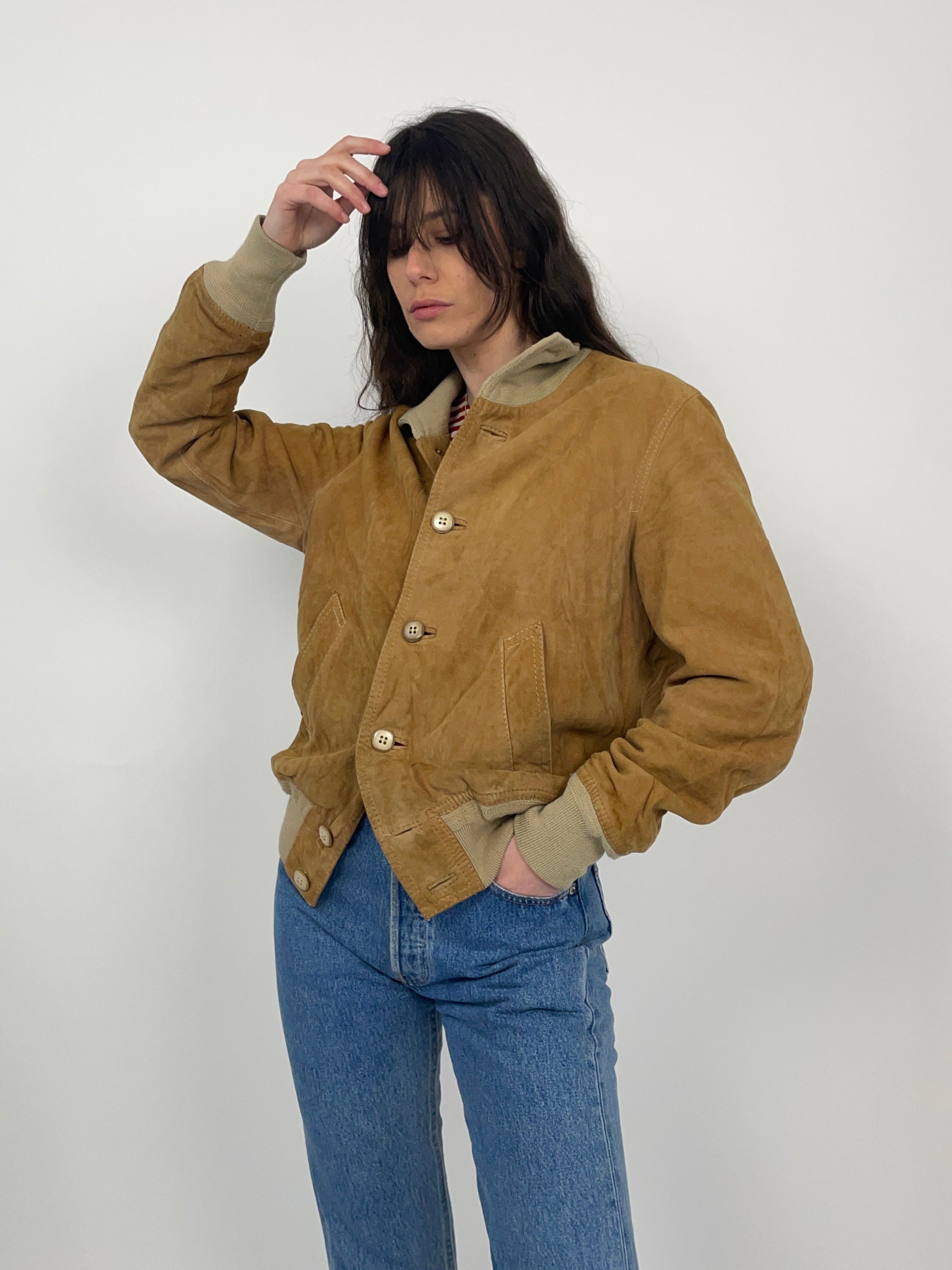 80年代 80s 90年代 90s 茶色 ブラウン レザージャケット