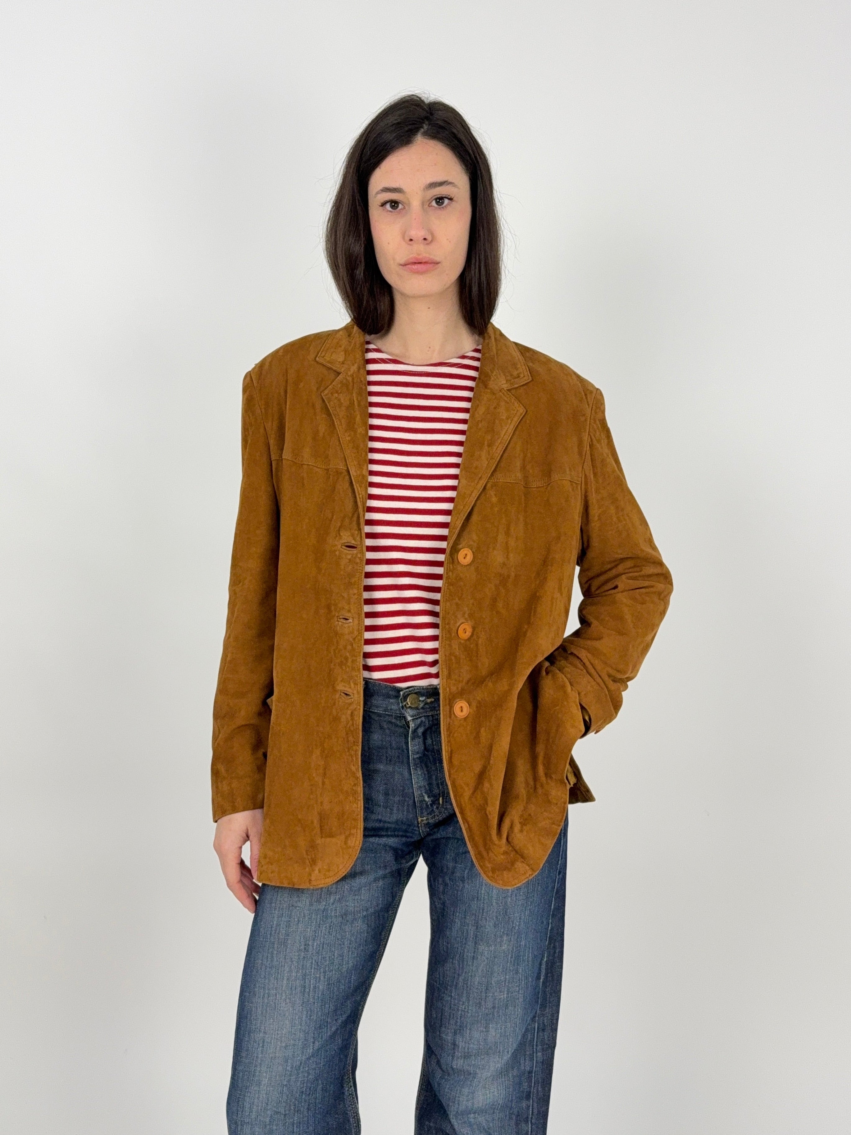 Giacca in camoscio anni '80