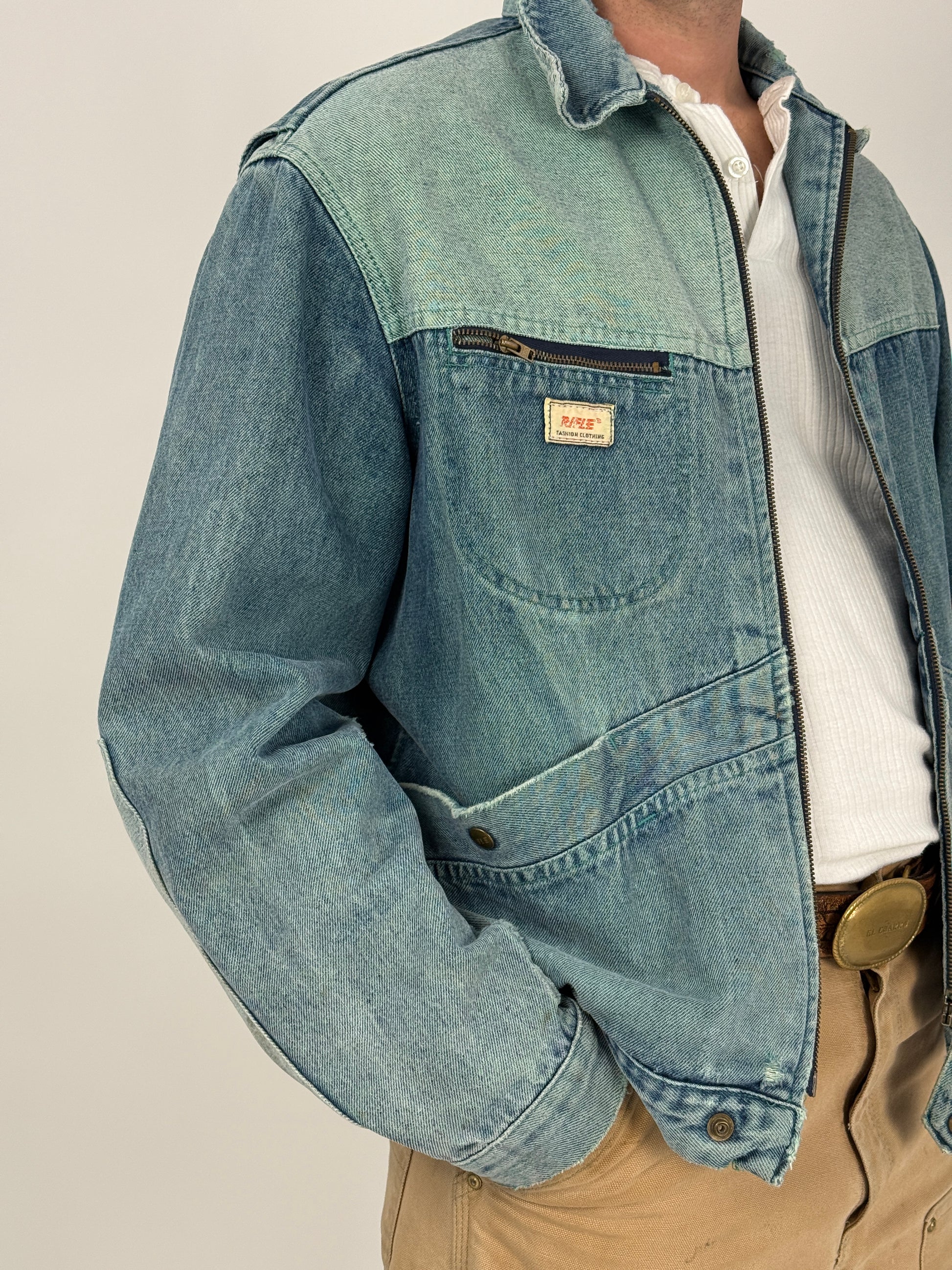 Giacca in denim Rifle anni '70 Fangovintage