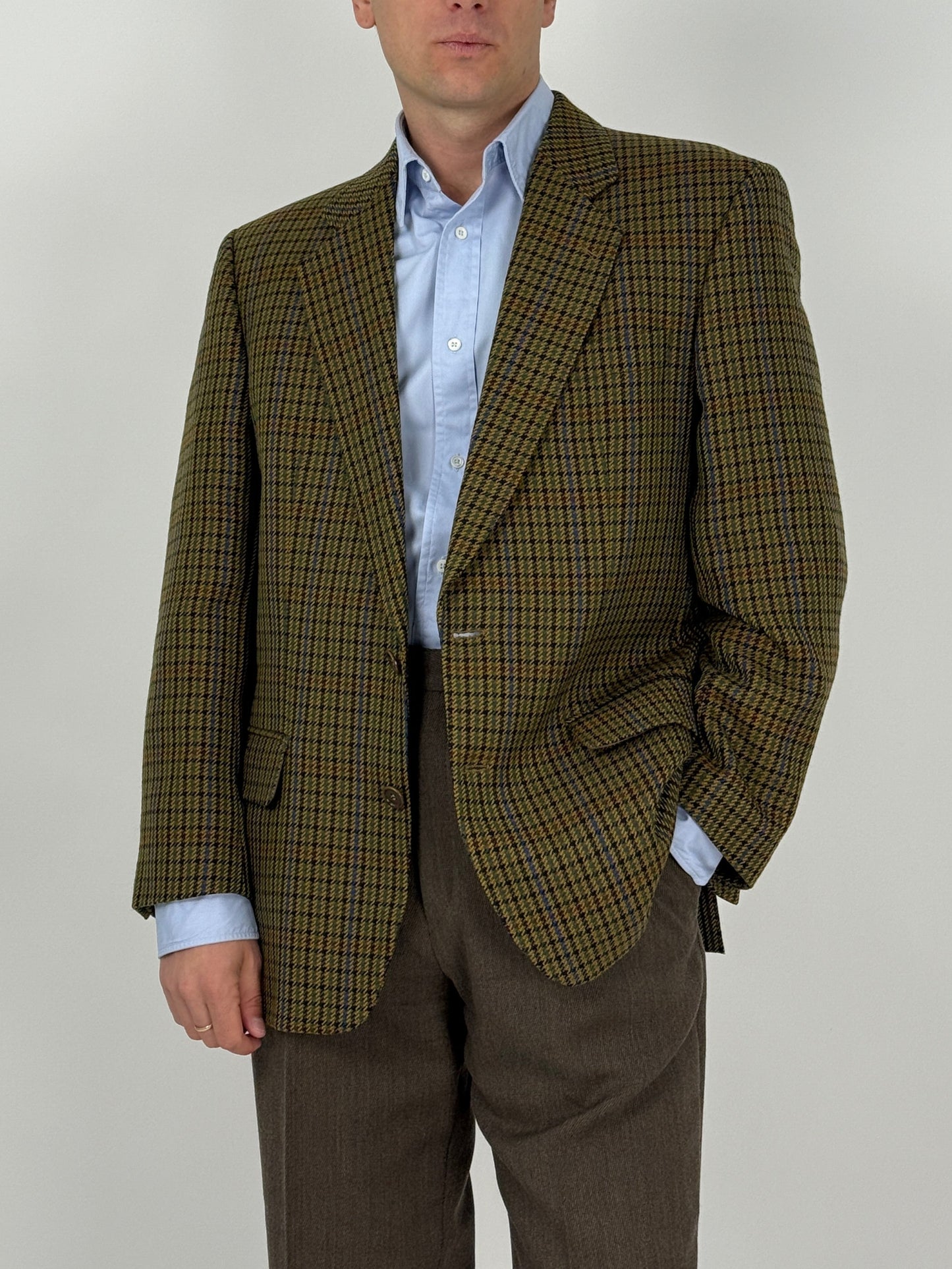 Giacca vintage Scabal in lana Scozzese