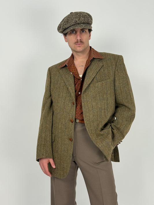 Giacca in tweed di lana