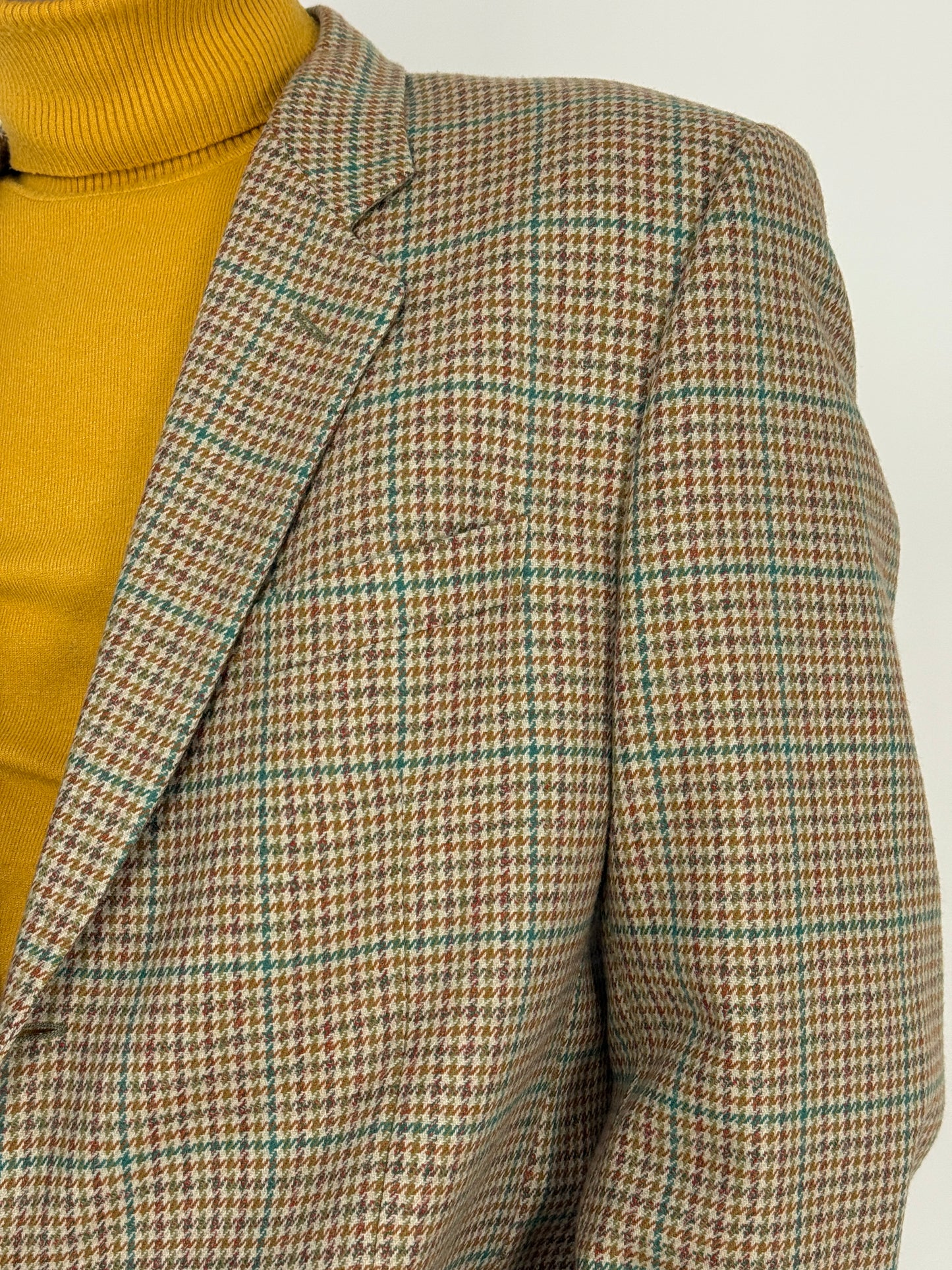 Giacca in lana/cashmere pied de poule Masteri Veneziani