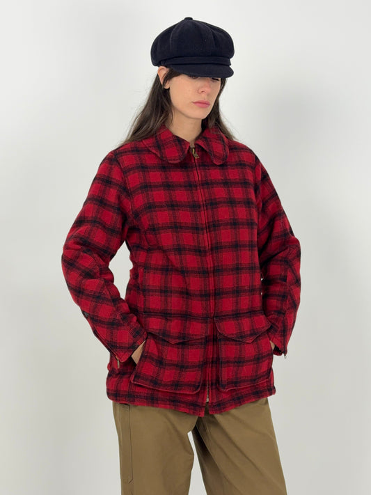 Giacca L.L.Bean in lana a quadri