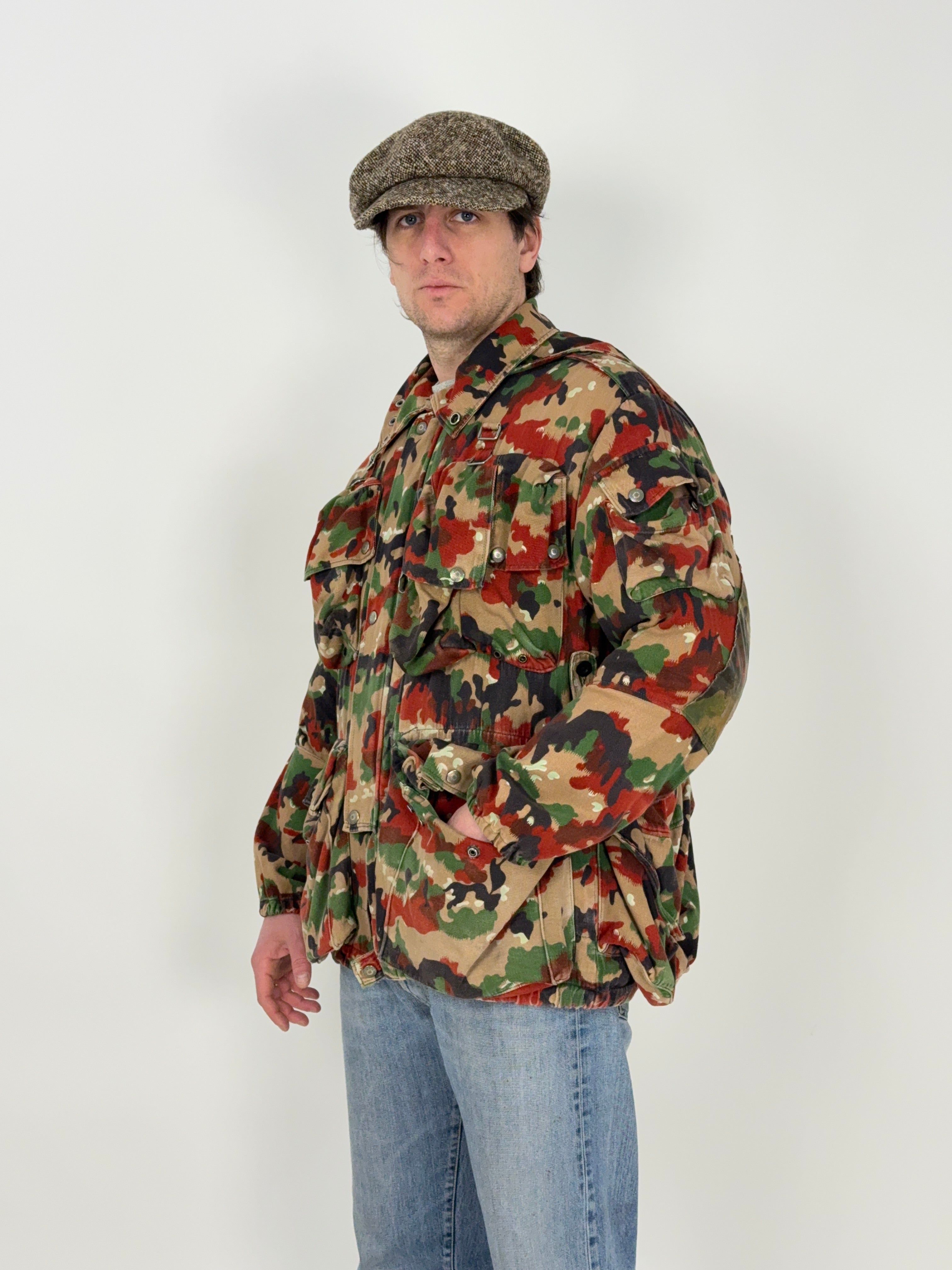 Giacca Militare Svizzera M70 Alpenflage - Fangovintage