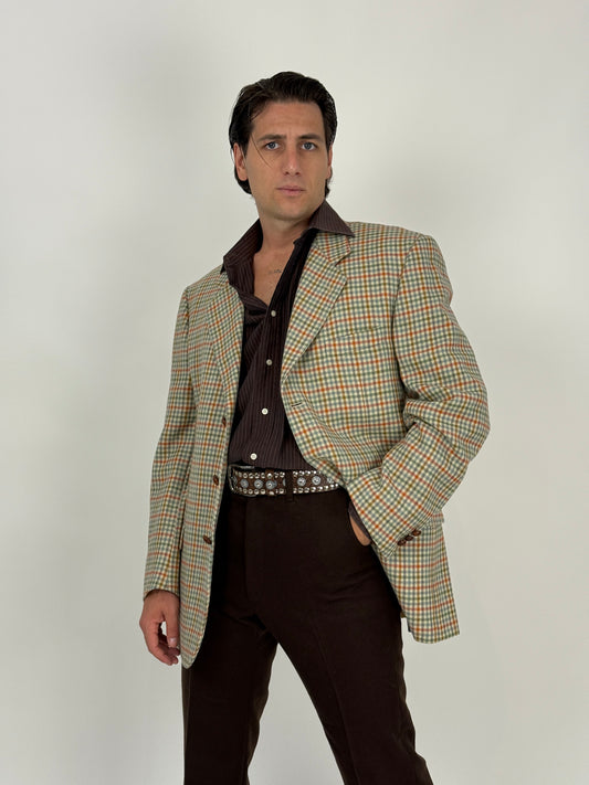 Giacca in pura lana vergine pied de poule