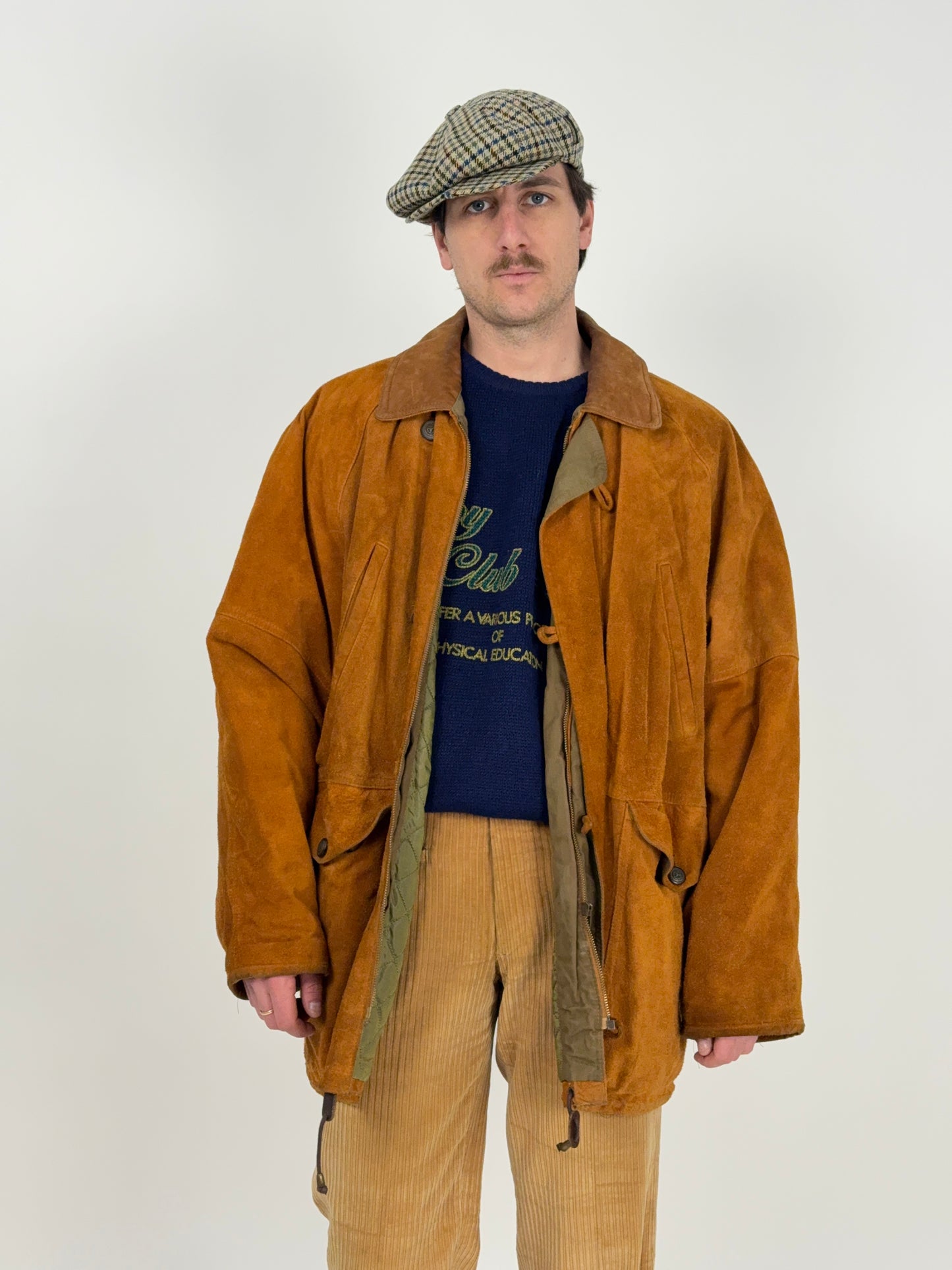 Giaccone in camoscio anni '80