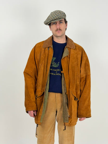 Giaccone in camoscio anni '80