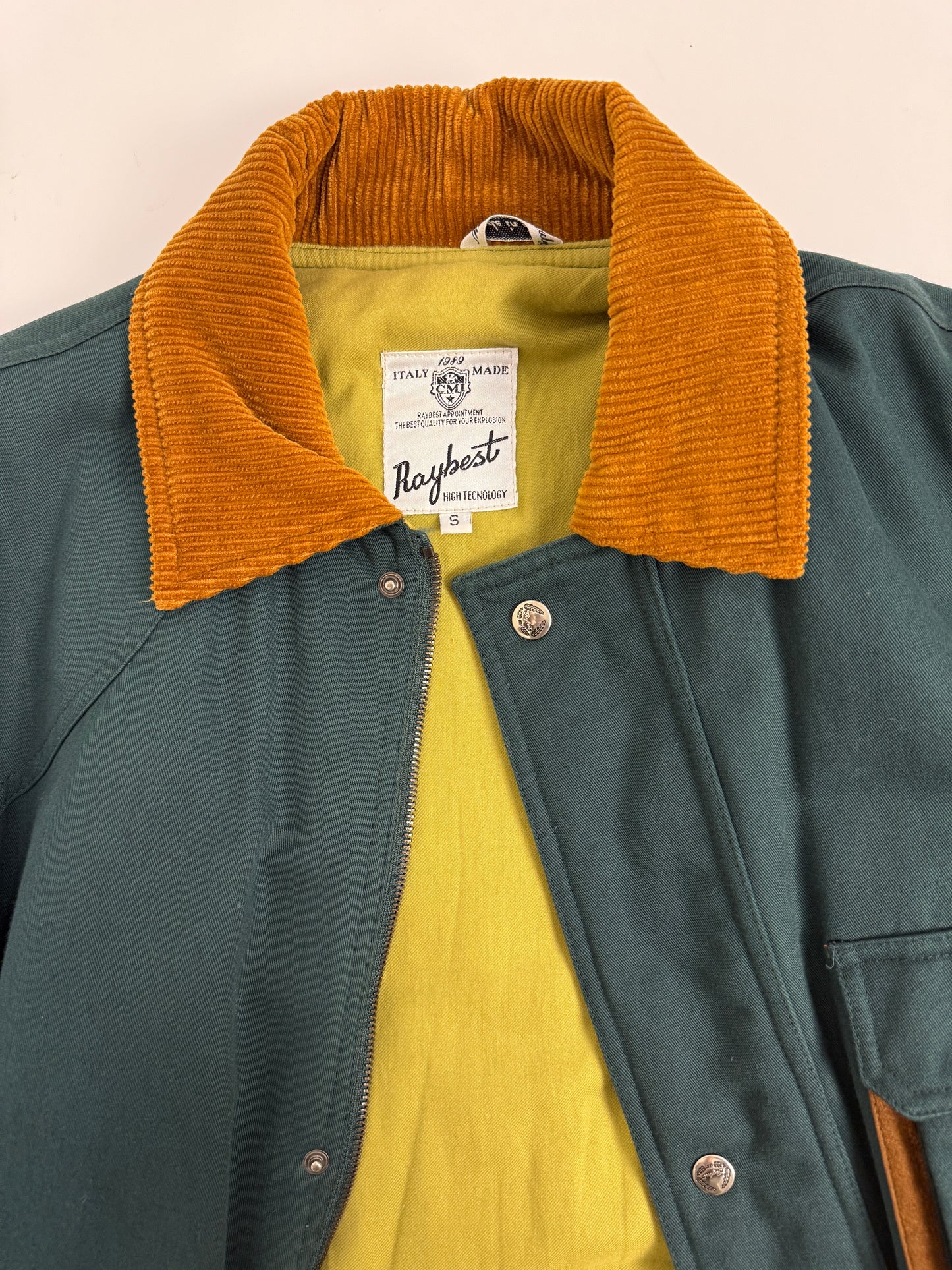 Giacca Raybest con collo in velluto