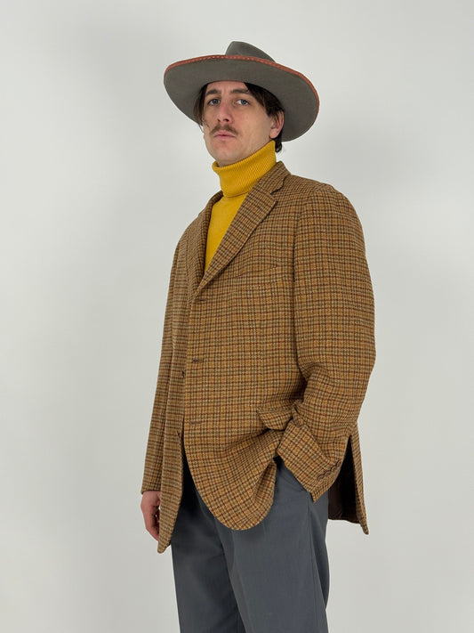 Giacca in Tweed Inglese Houndstooth Anni ’80