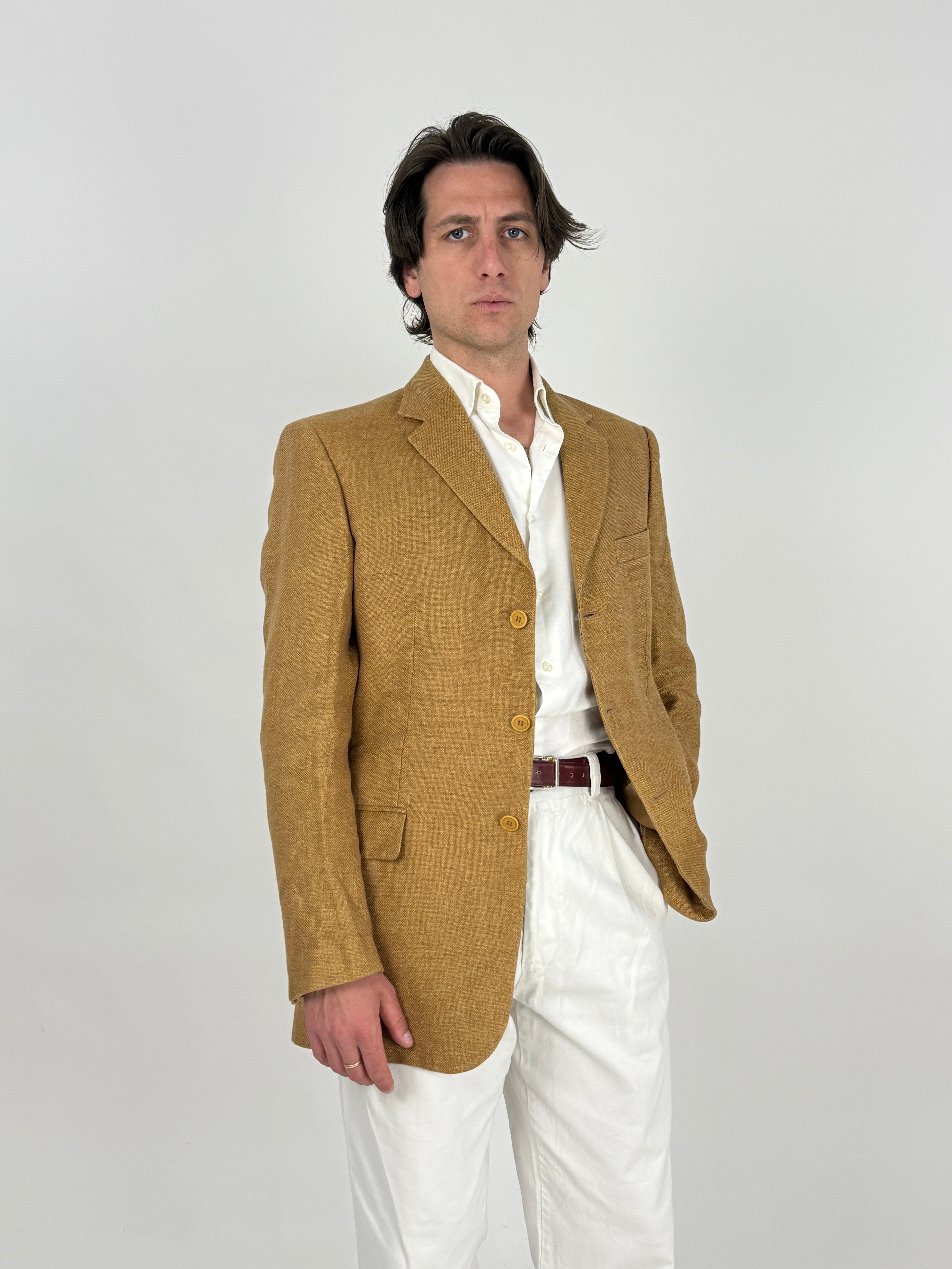 Giacca sartoriale in lino