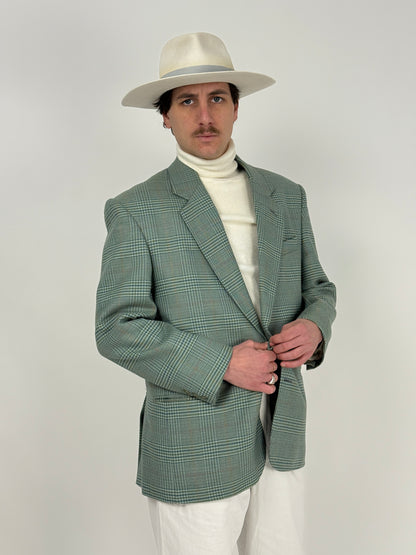 Giacca in pura lana Principe di Galles