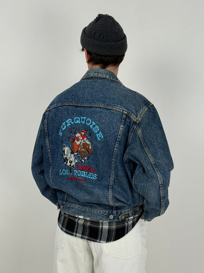 Giacca Jeans Turquoise anni ’80