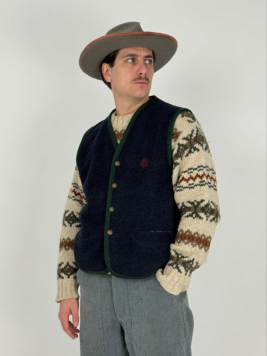 Gilet Belfe in lana anni '90