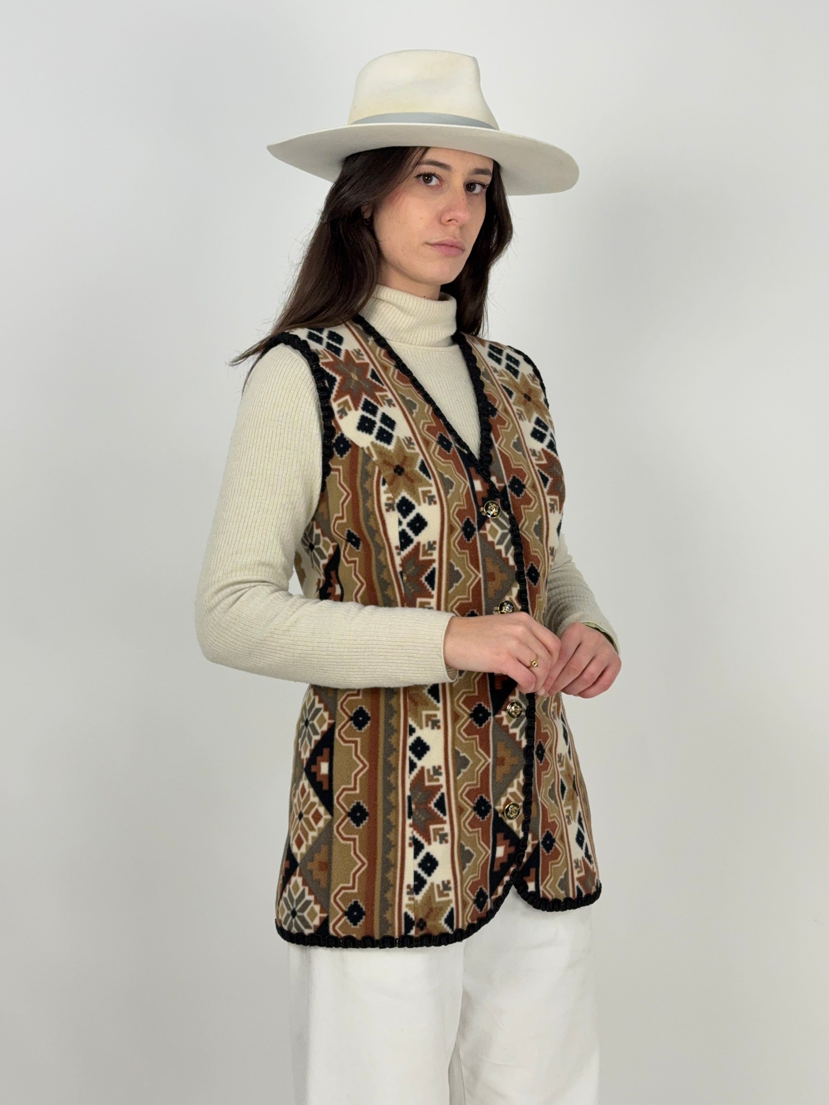 Gilet handmade fantasia boho