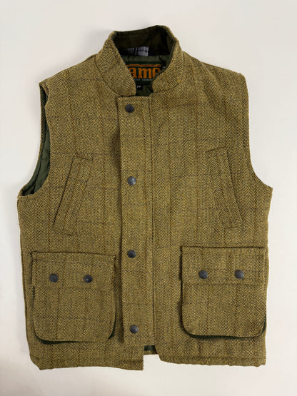 Gilet in tweed spigato anni ’80 – Made in England