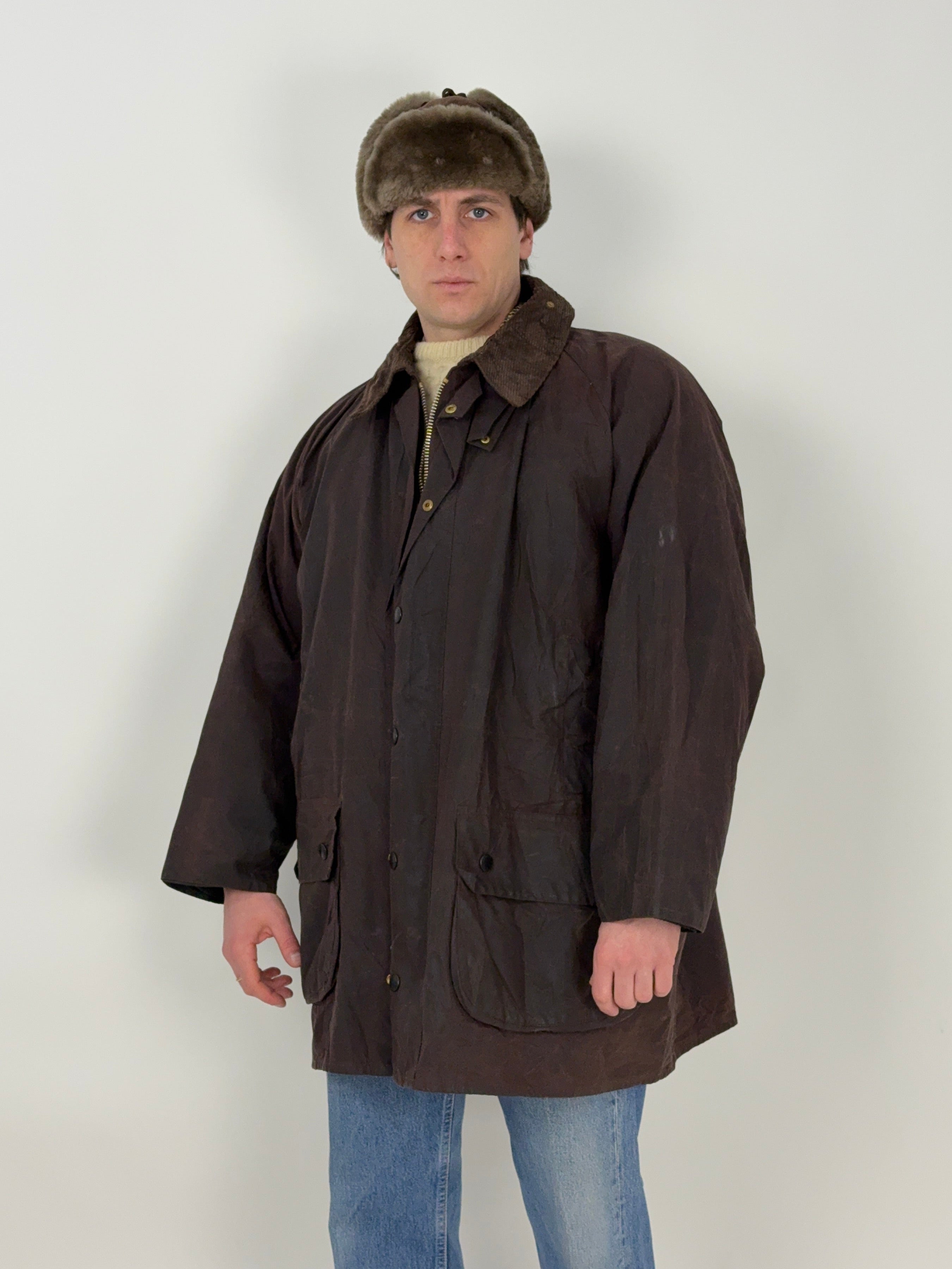 Barbour Gamefair C50/127CM - Waxed jacket Marrone