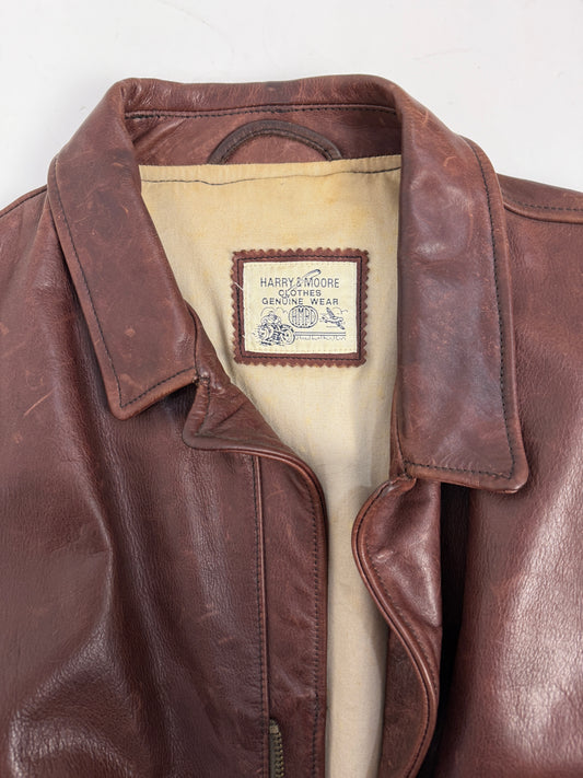 Giubbotto in pelle Harry & Moore anni ’70