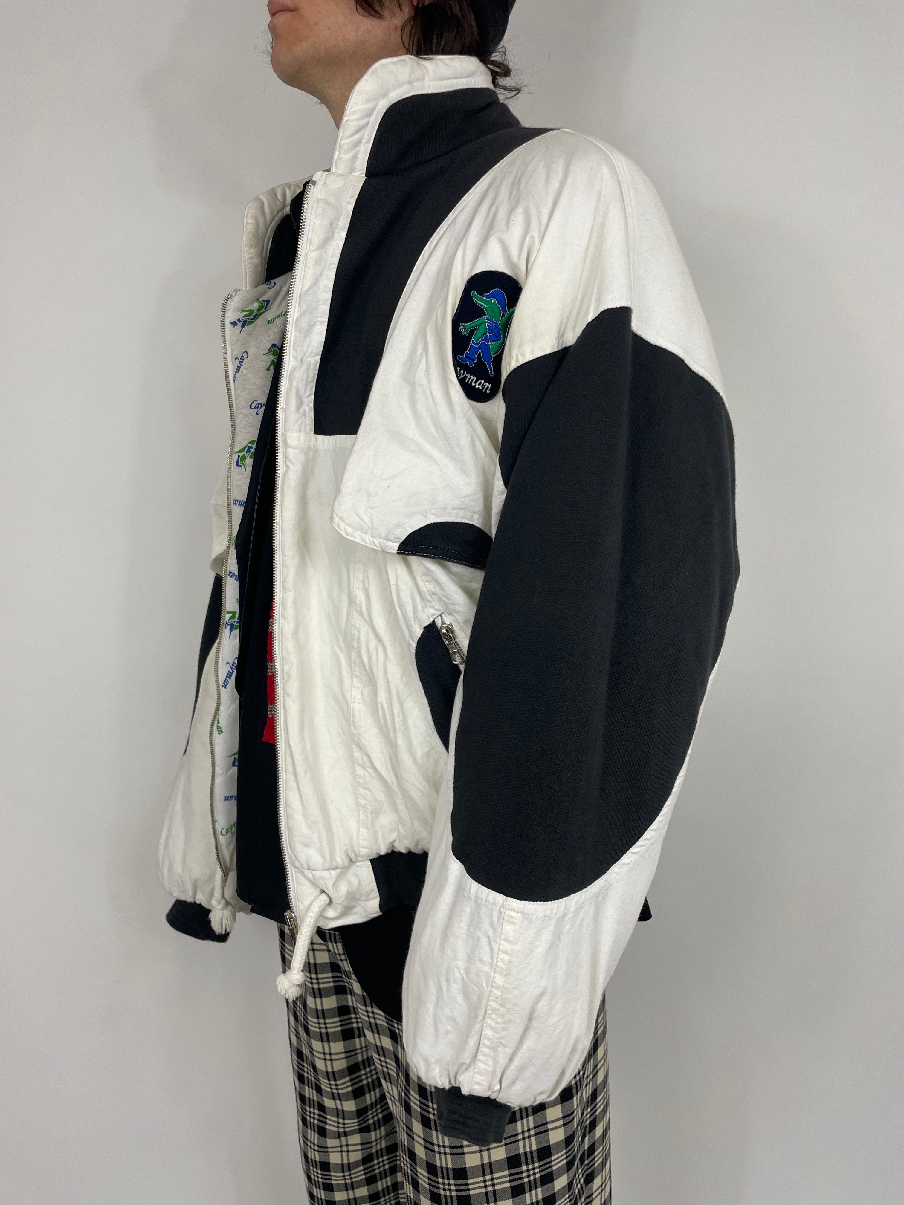 American-Football-Jacke im Stil der 70/80er Jahre