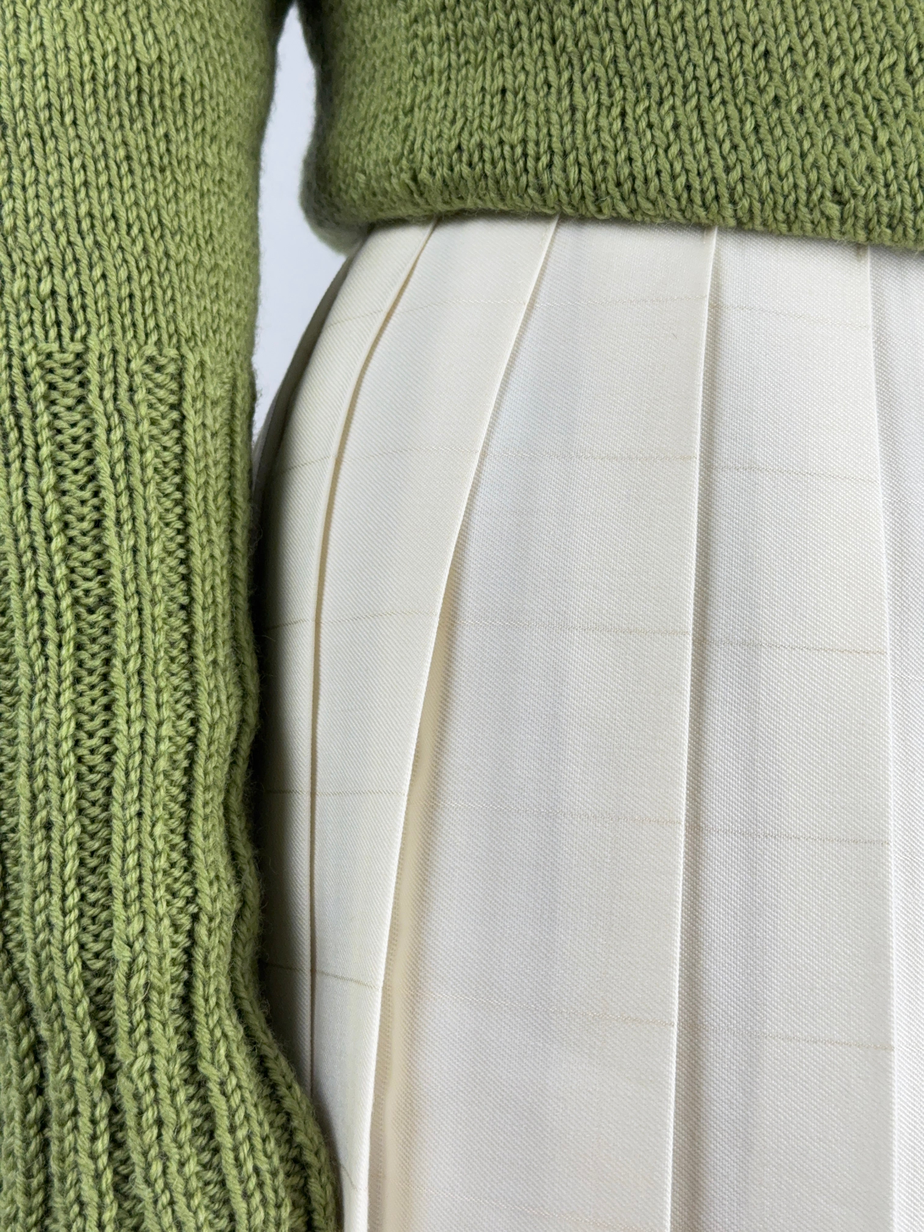 Gonna midi a pieghe anni ’70