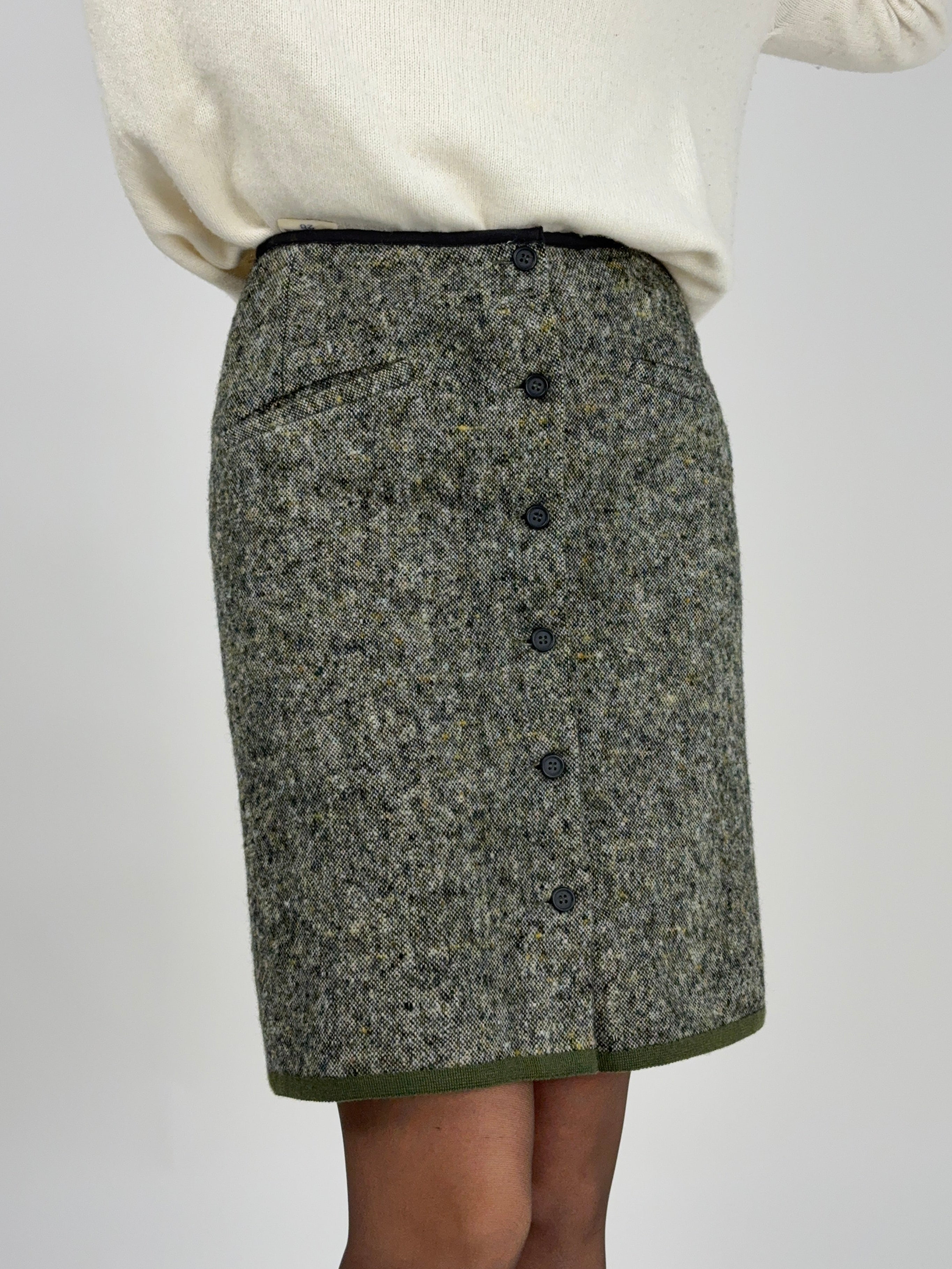 Gonna vintage in lana tweed