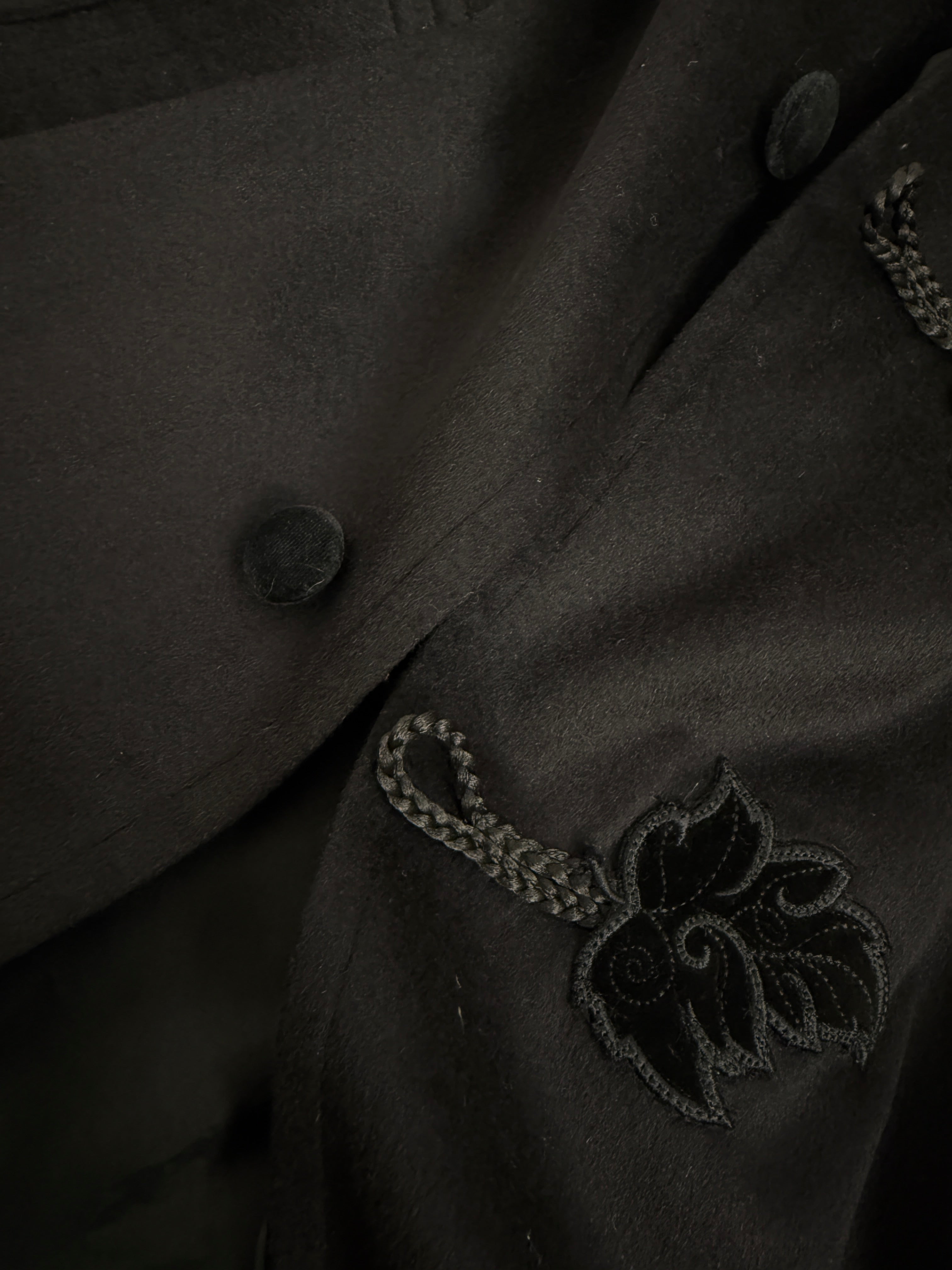 Mantella sartoriale in lana cashmere