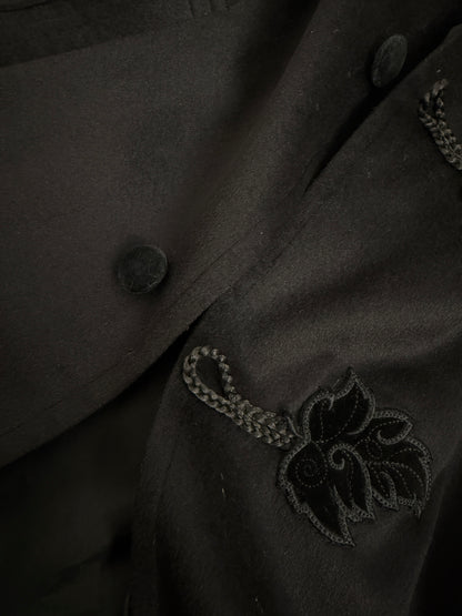 Mantella sartoriale in lana cashmere