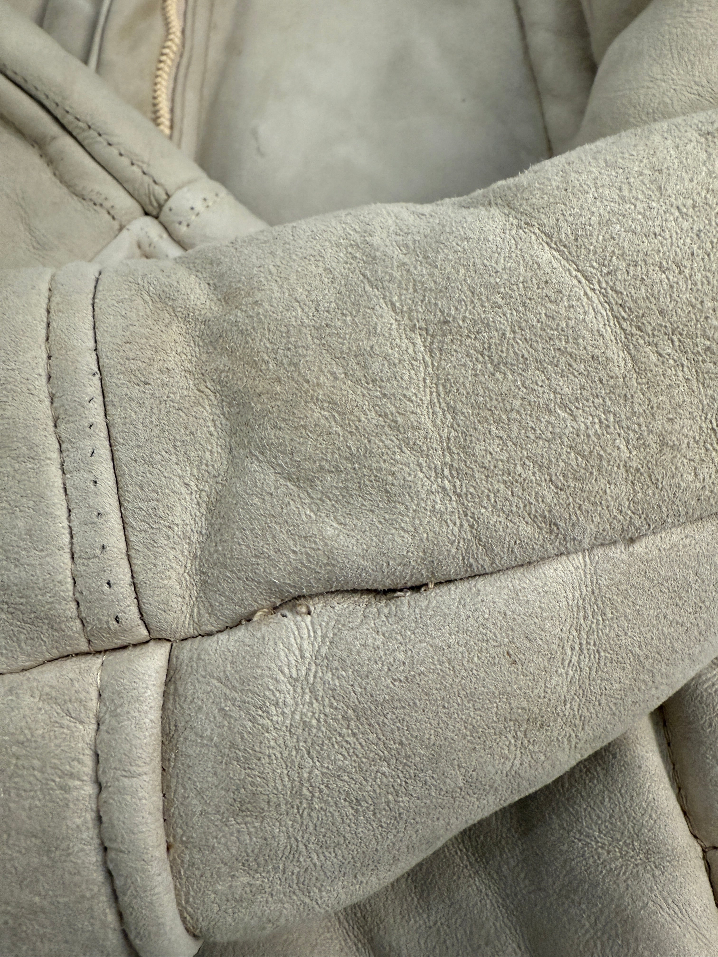 Cappotto monotone shearling anni '70