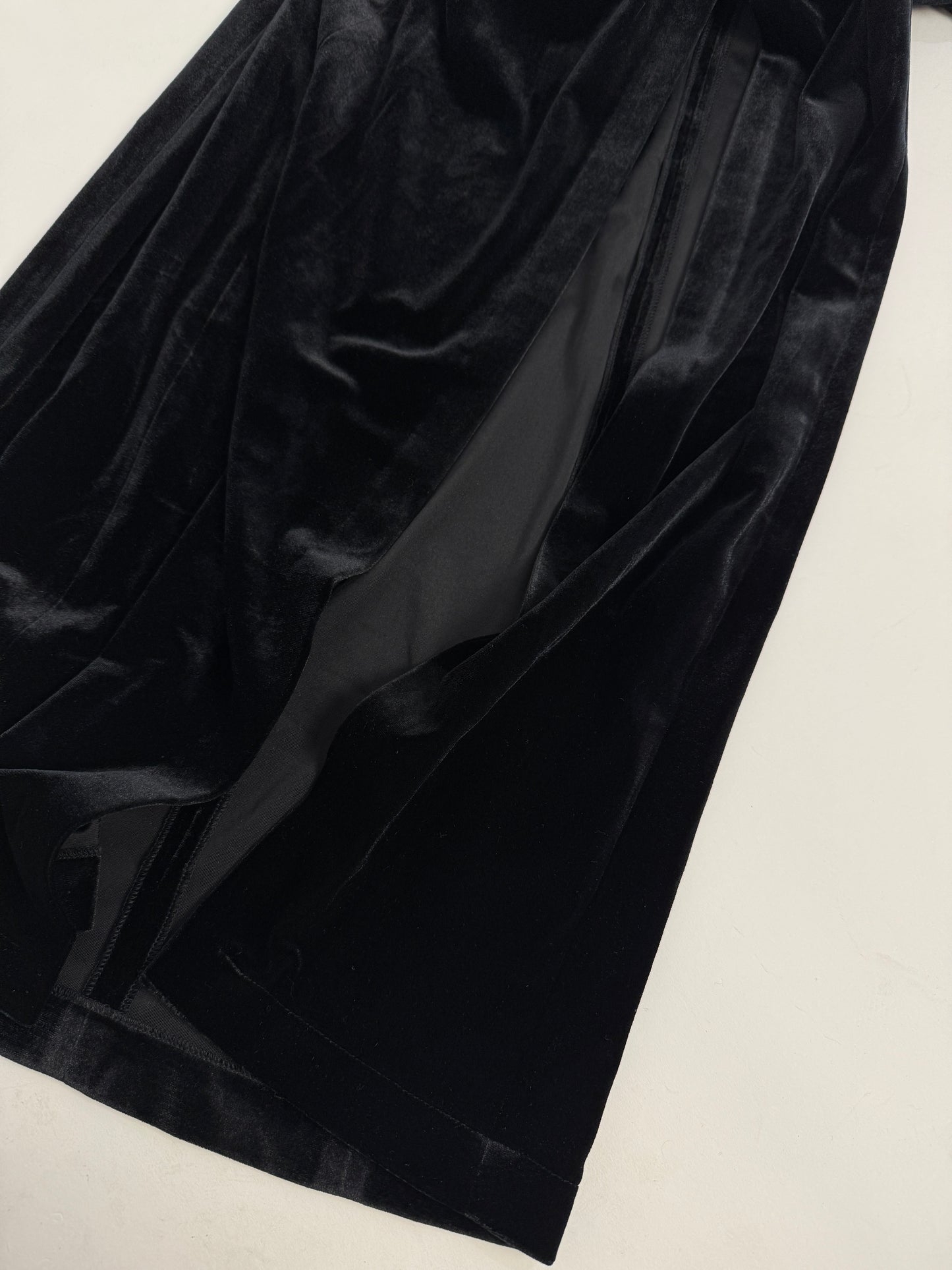 Abito lungo in velluto anni ’90