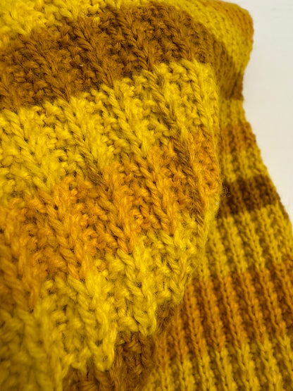 Sciarpa handmade con frange