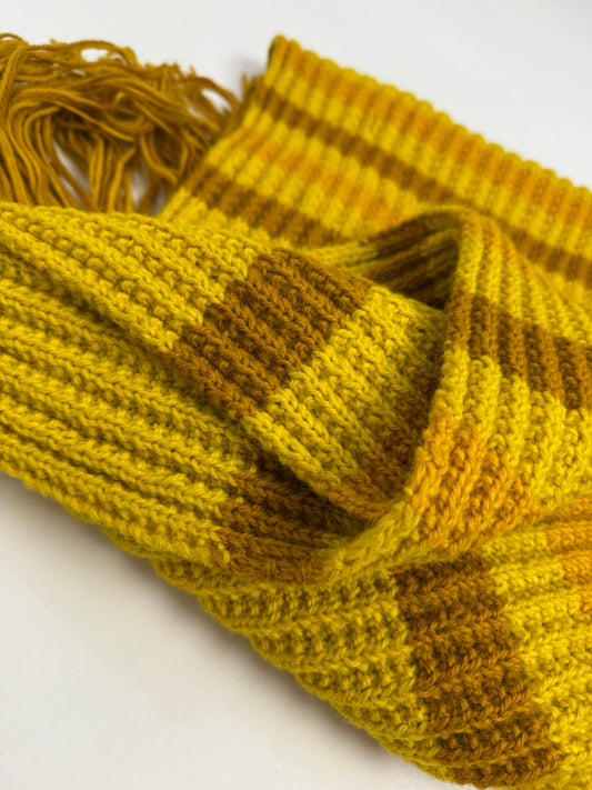 Sciarpa handmade con frange