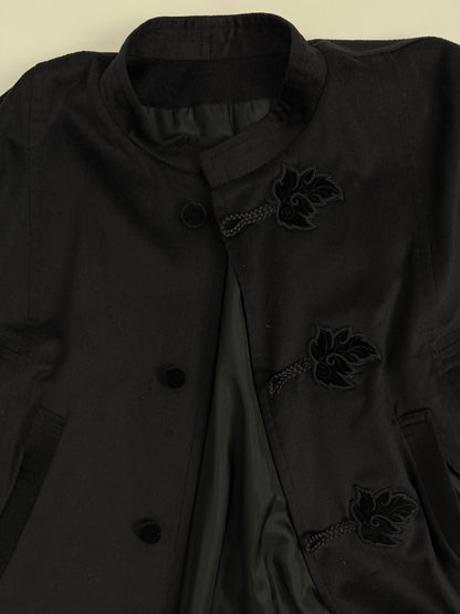 Mantella sartoriale in lana cashmere