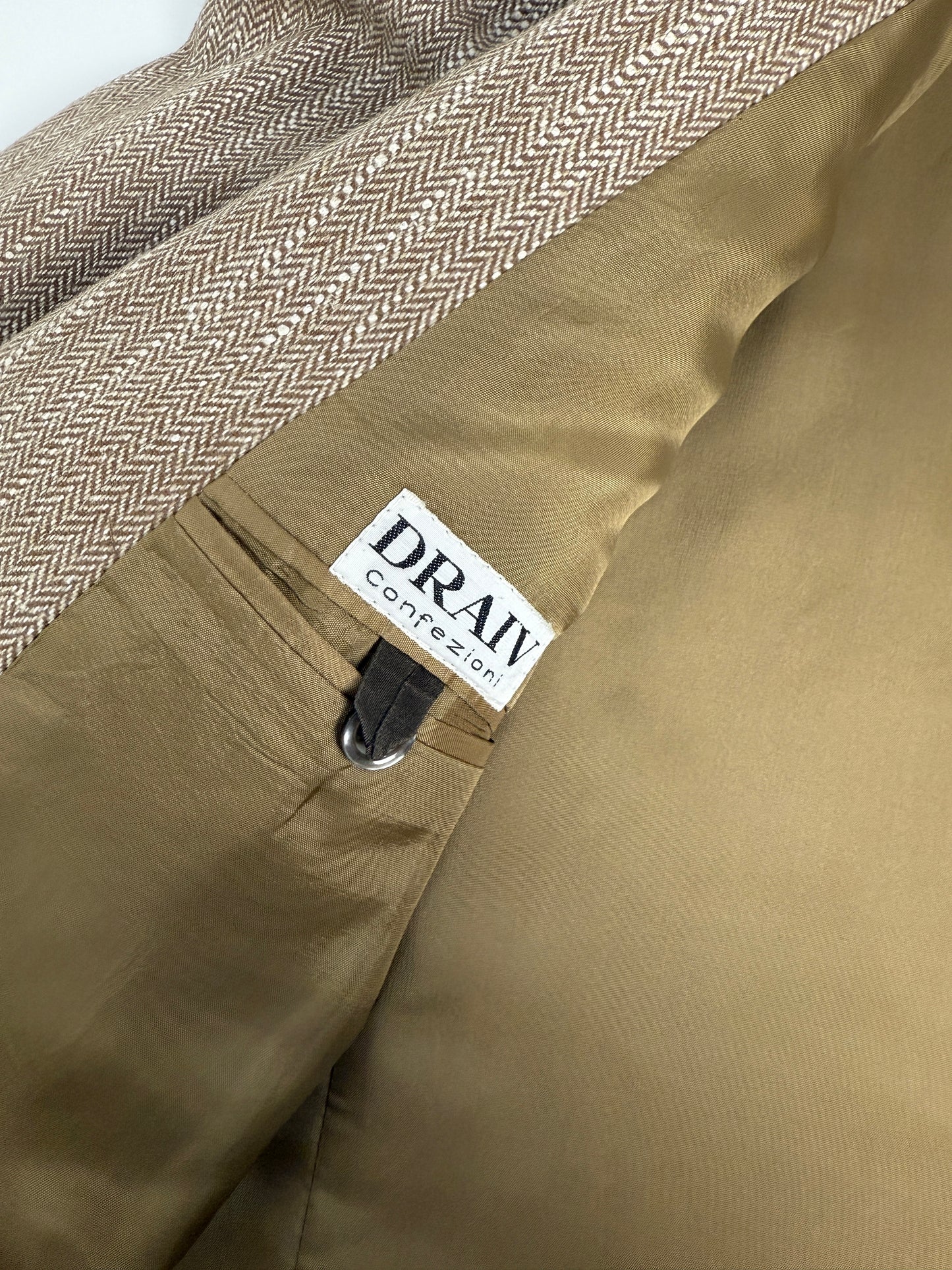 Giacca in lana spigata anni '70