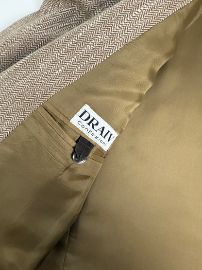 Giacca in lana spigata anni '70