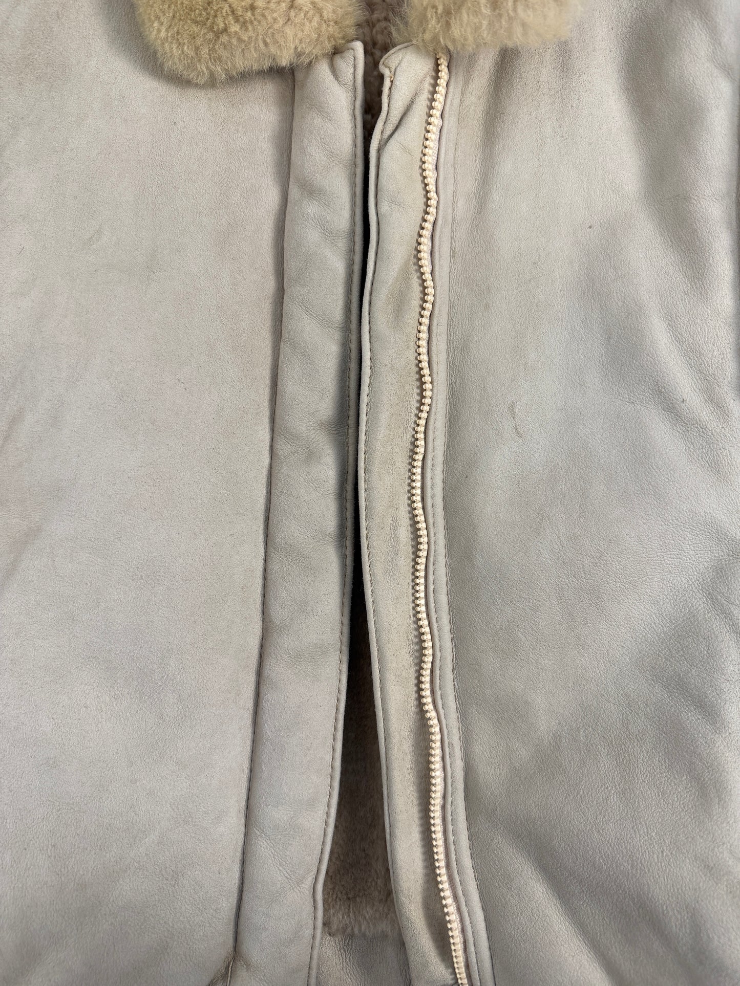 Cappotto monotone shearling anni '70