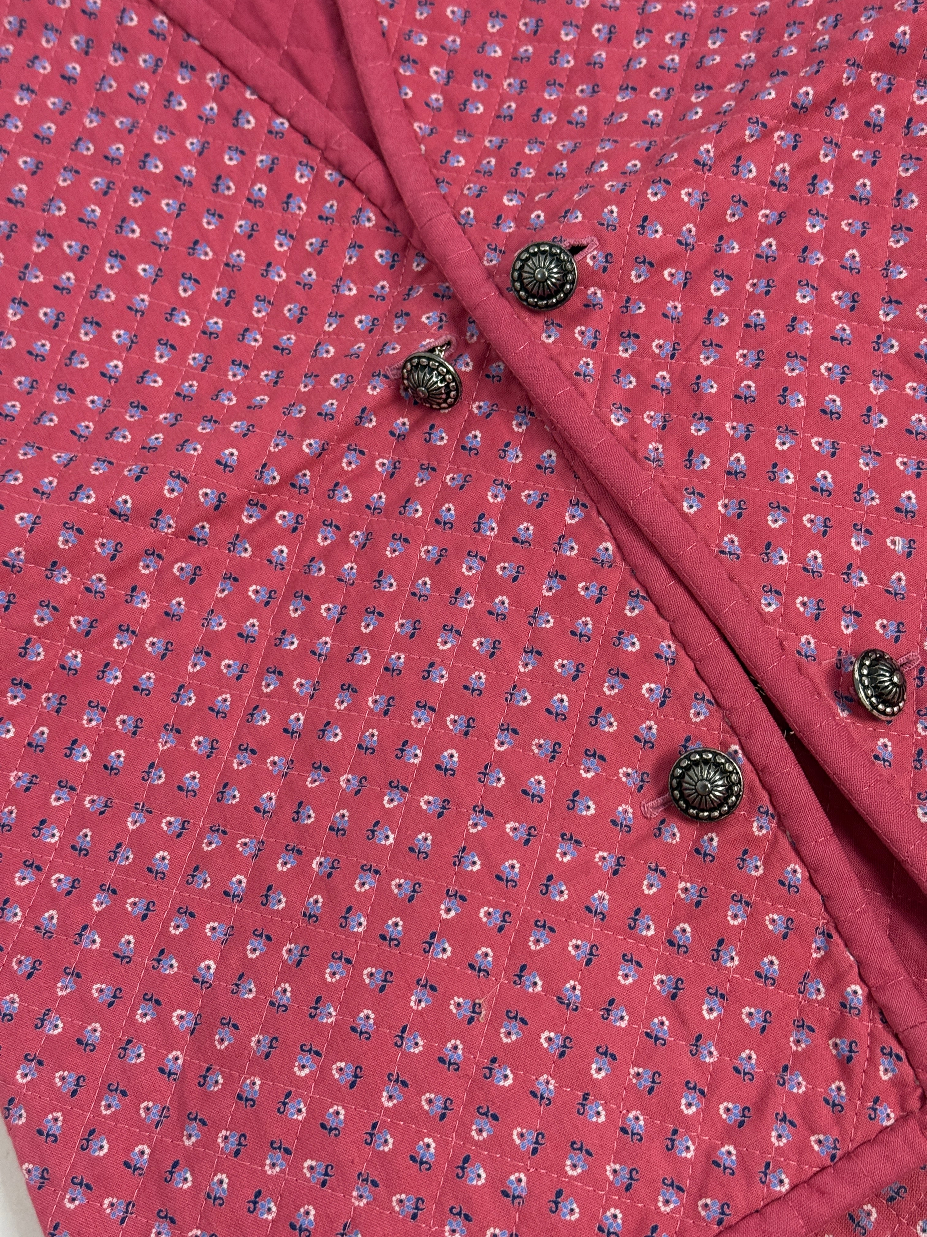 Completo vintage sartoriale fantasia floreale –  Trapuntato