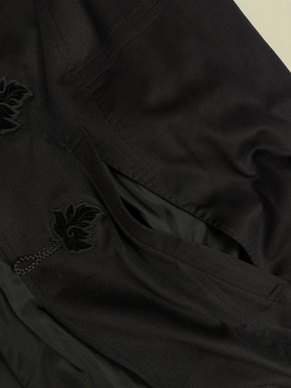 Mantella sartoriale in lana cashmere